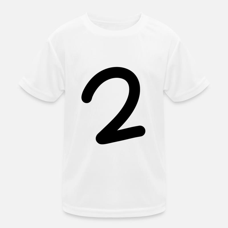 2 Schwarz Kinder Funktions-T-Shirt