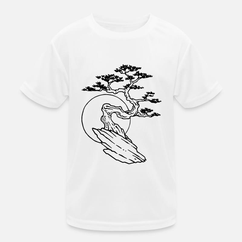 Bonsai Japan Tree Kids Functional T-Shirt