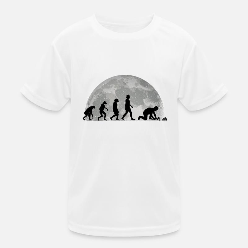 Pavage Evolution Lune Pierre Cadeau T-shirt sport Enfant