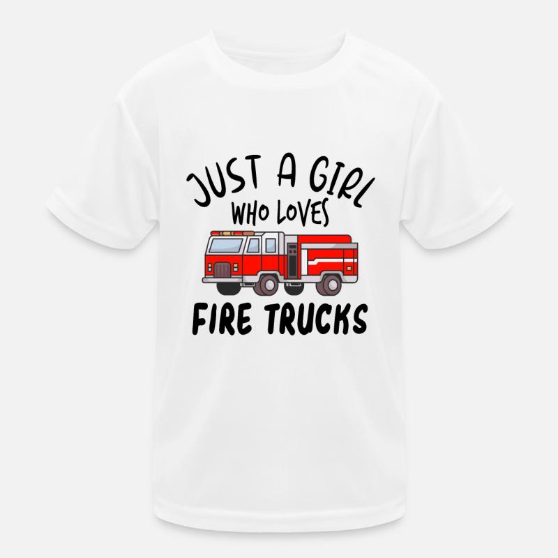 Pompier pompier cadeau de pompiers T-shirt sport Enfant
