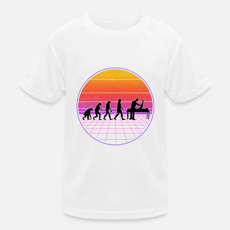 Physiothérapeute Evolution Vaporwave Physio T-shirt sport Enfant
