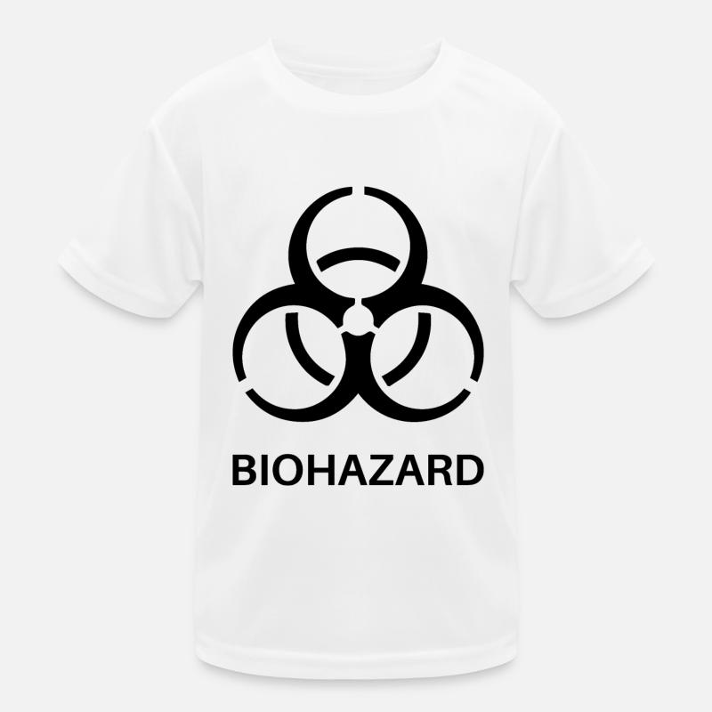 Biohazard Warning, Biohazard Warning Kids Functional T-Shirt