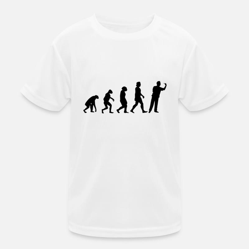 Dartspieler Evolution Dart Darter Dartpfeile Kinder Funktions-T-Shirt