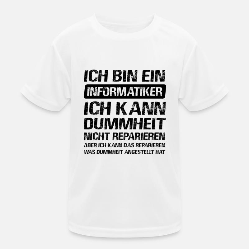Informatiker Software Programmierer Kinder Funktions-T-Shirt