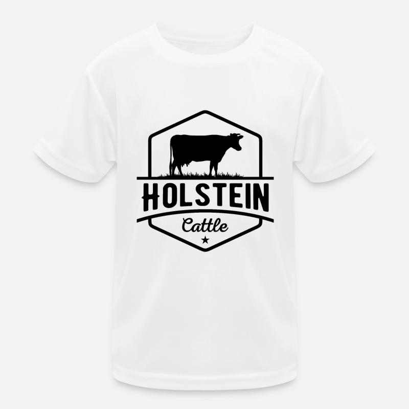Holstein Rancher Holstein Kuh Kinder Funktions-T-Shirt