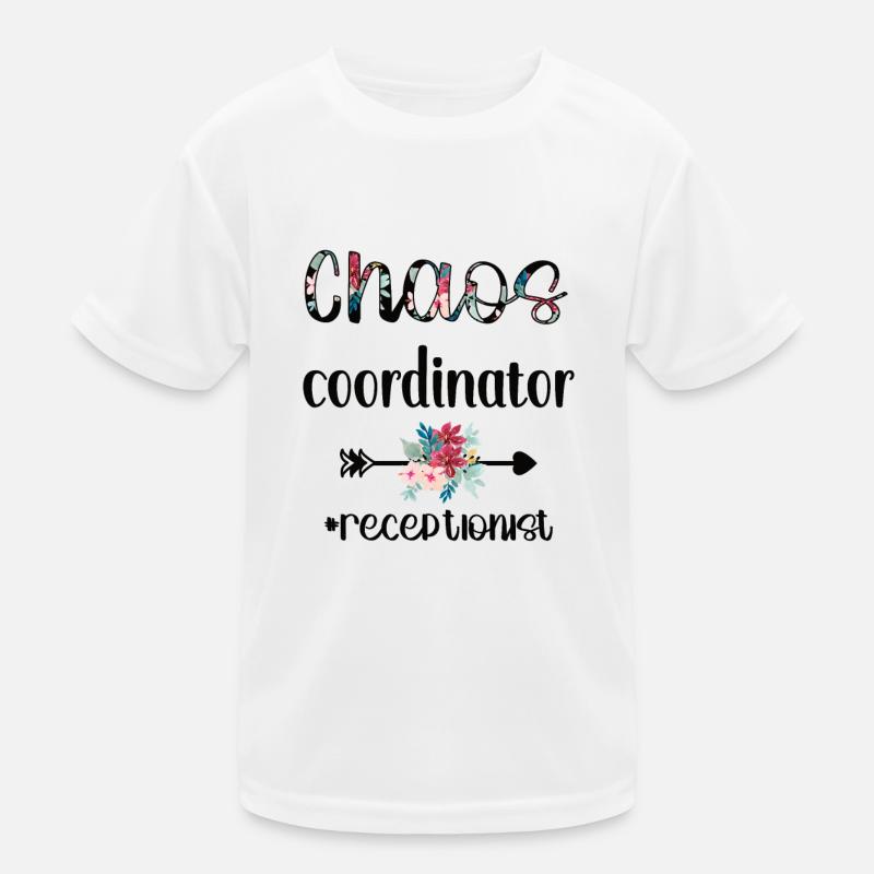 Receptionist Staff Receptionist Receptionist Kids Functional T-Shirt