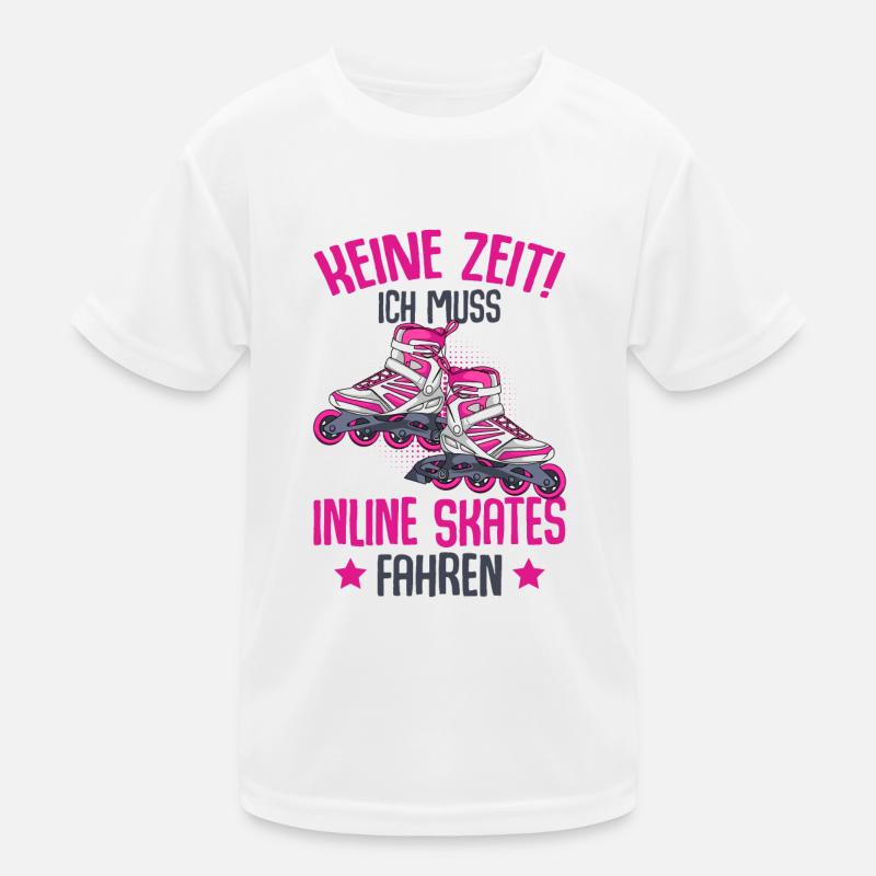 Inline Skates Kinder Funktions-T-Shirt
