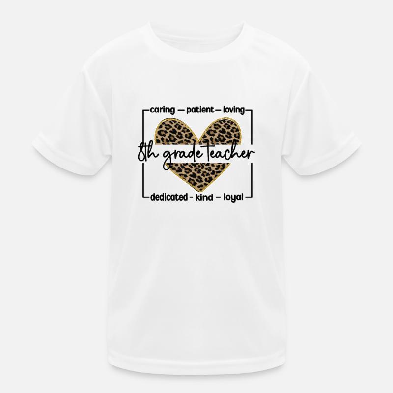 Cadeau d’enseignant de huitième année Enseignant de 8e année T-shirt sport Enfant