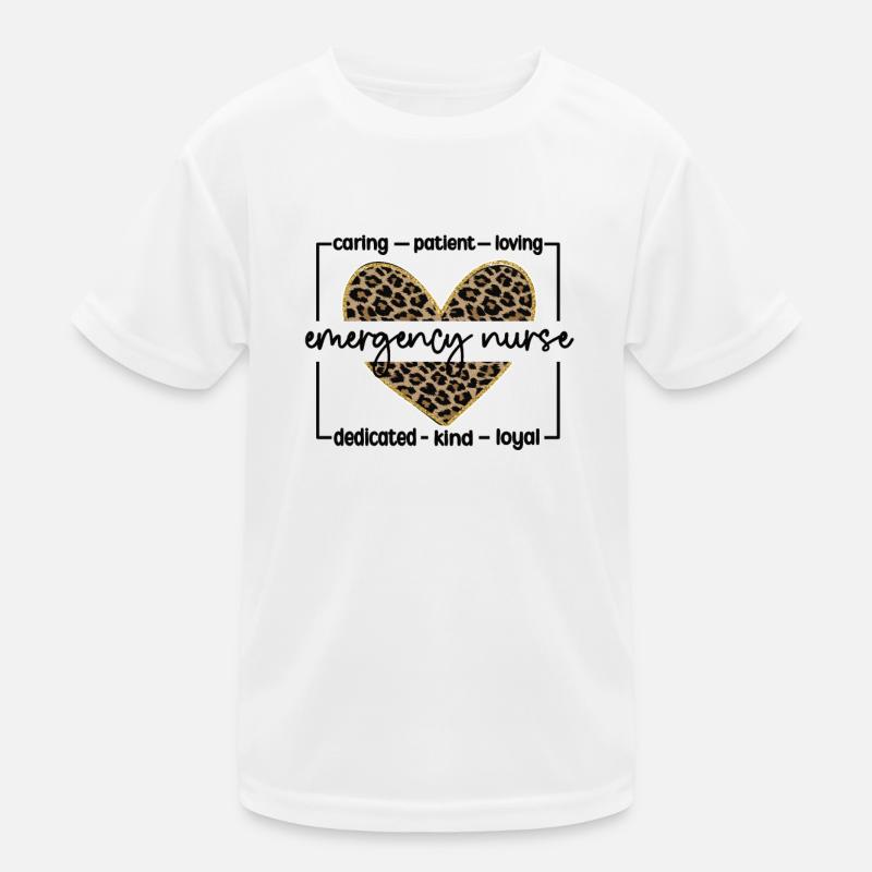 Nurse Emergency Room Emergency Nurse Kids Functional T-Shirt
