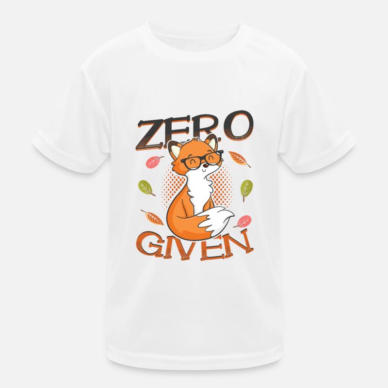 Hipster Fox Zero Fox Donné T-shirt sport Enfant