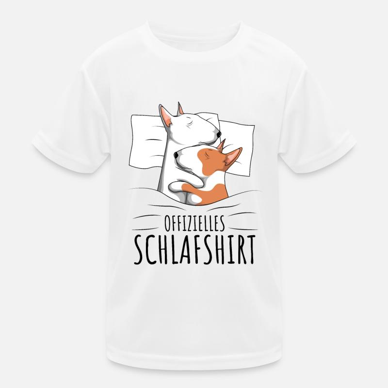 Bullterrier Kinder Funktions-T-Shirt