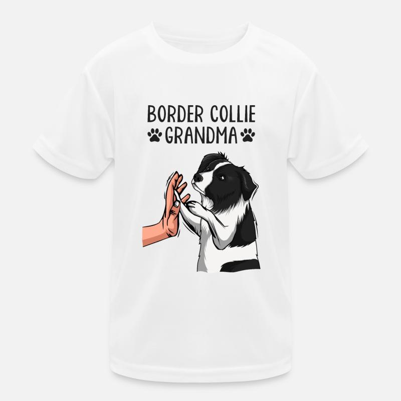 Border Collie Grand-mère Maîtresse de chien T-shirt sport Enfant