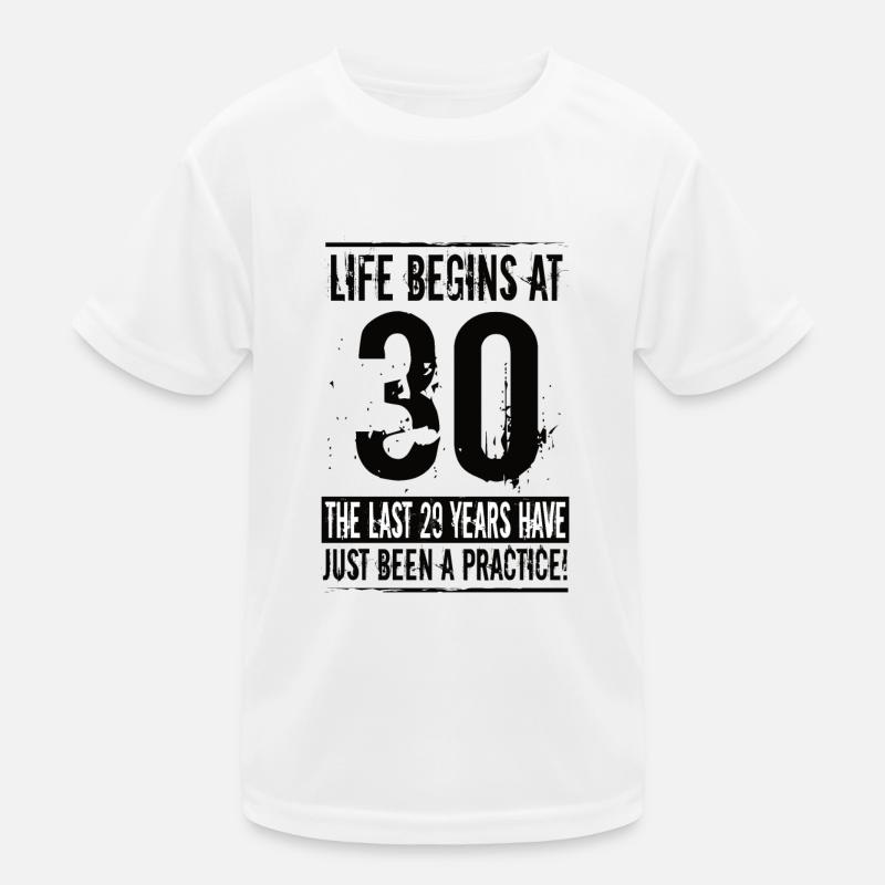 30th birthday Kids Functional T-Shirt
