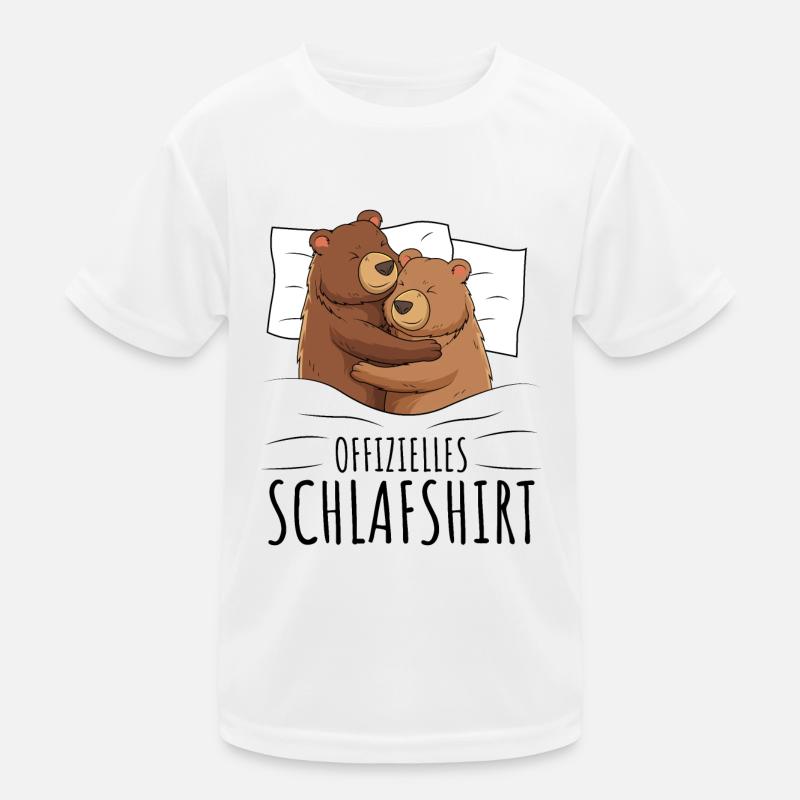 Bär Braunbär Kinder Funktions-T-Shirt