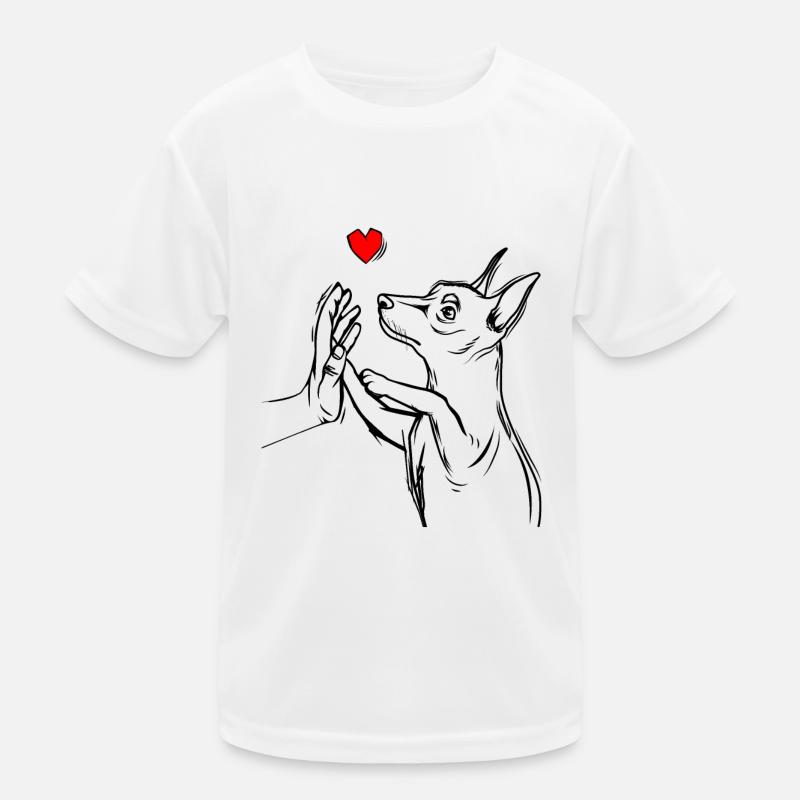 Pinscher nain T-shirt sport Enfant