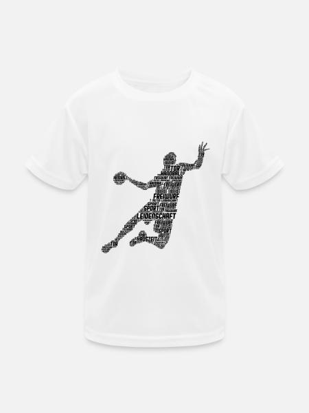 Handball - Kinder Funktions-T-Shirt - Weiß