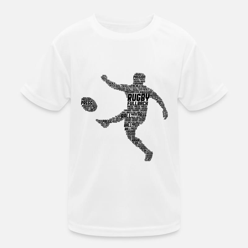 Rugby Kinder Funktions-T-Shirt