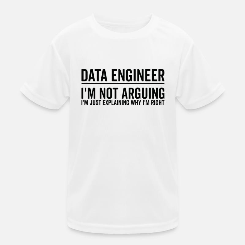 Just Explaining - Dateningenieur Kinder Funktions-T-Shirt