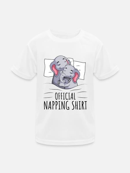 Elephant - Kids Functional T-Shirt - white - Front