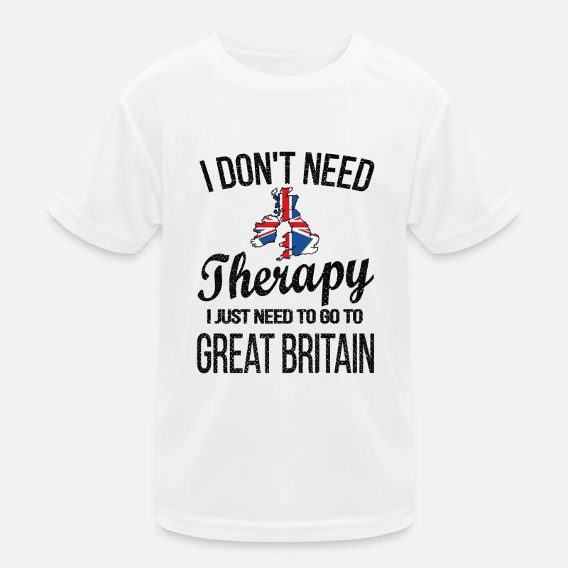 British Great Britain Origine Drapeau britannique T-shirt sport Enfant