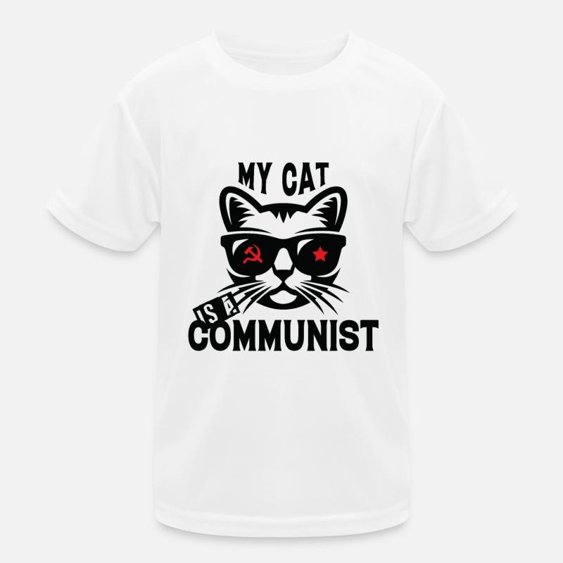 My cat is a communist Kids Functional T-Shirt