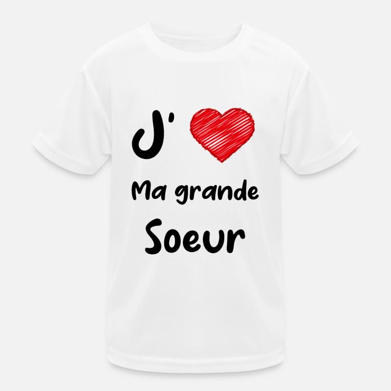 J aime ma grande soeur T-shirt sport Enfant