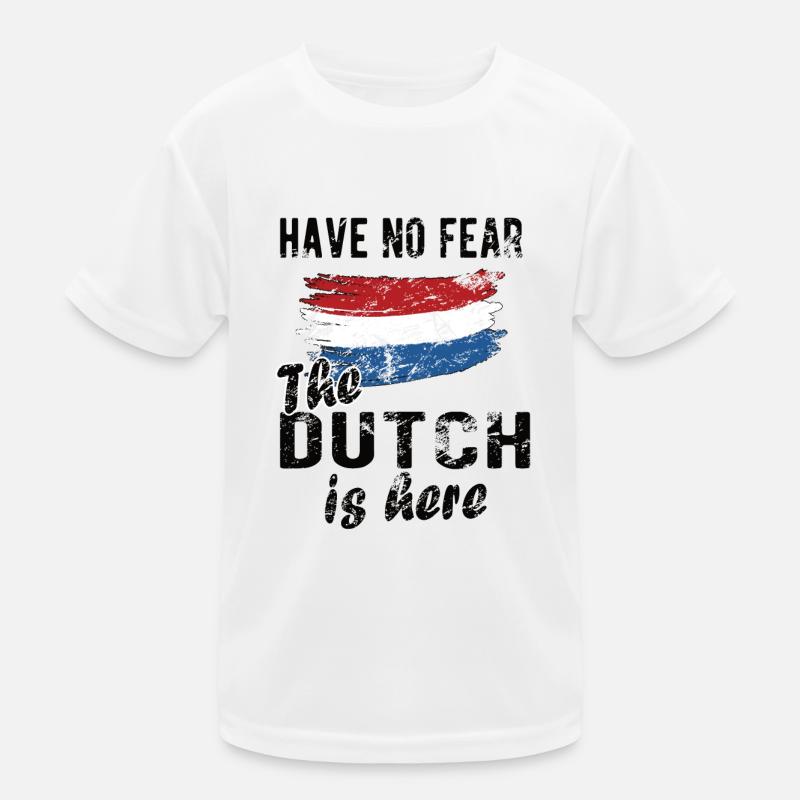 Dutch Netherlands Dutch flag Kids Functional T-Shirt