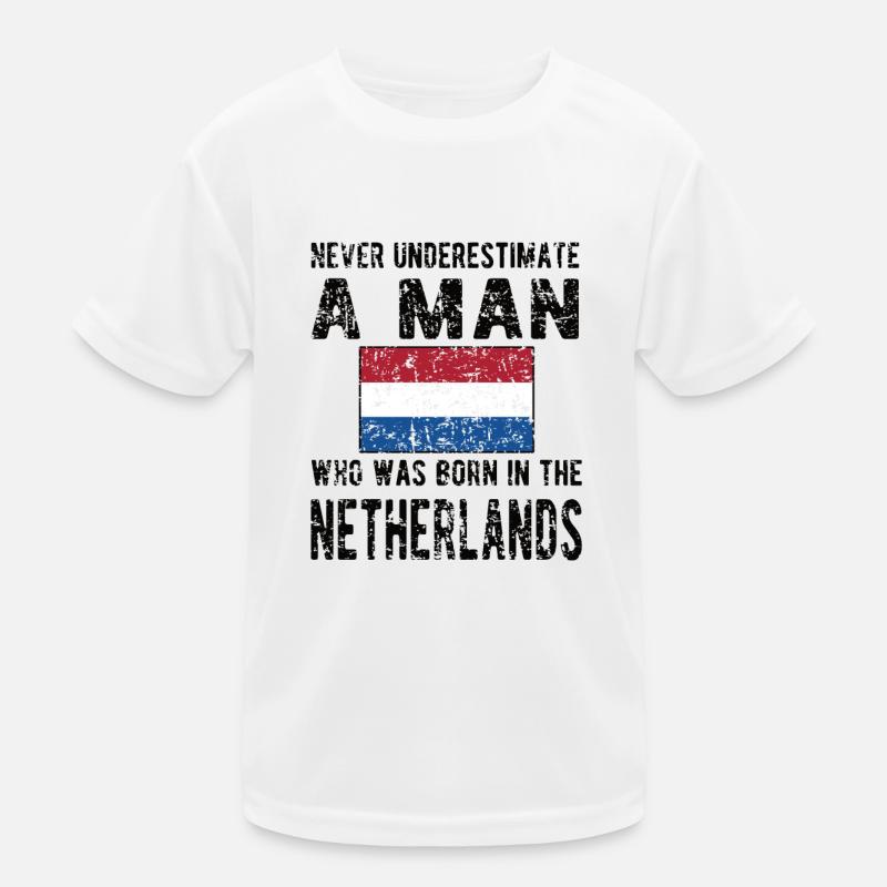 Dutch Netherlands Dutch flag Kids Functional T-Shirt