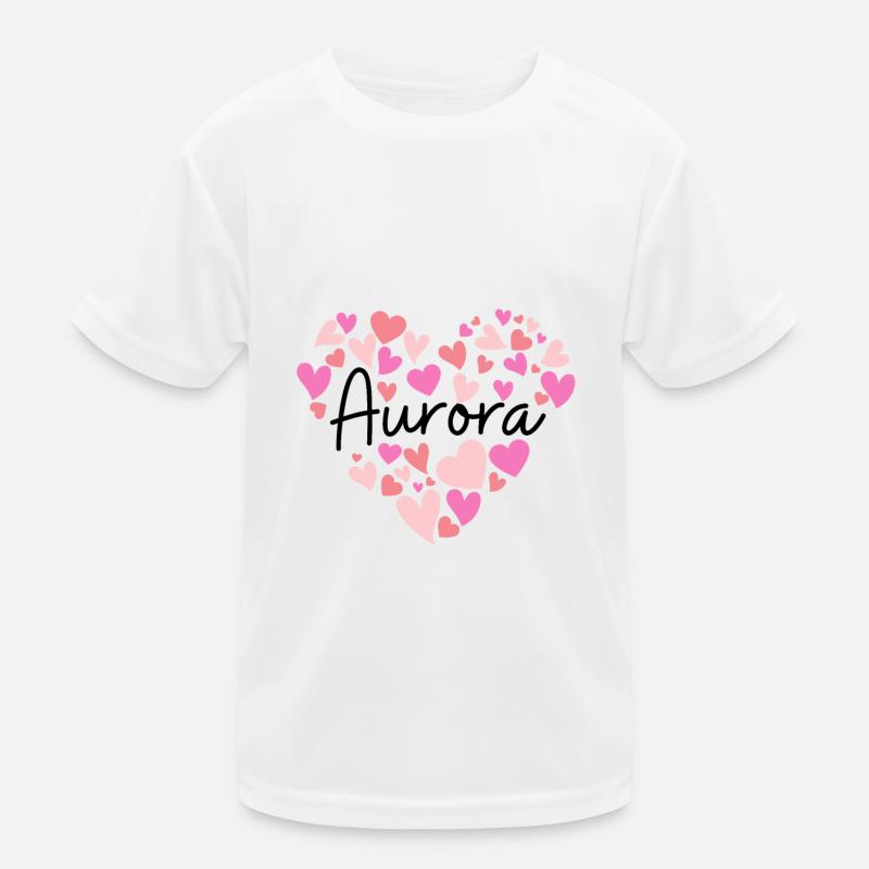 Ich liebe Aurora Kinder Funktions-T-Shirt