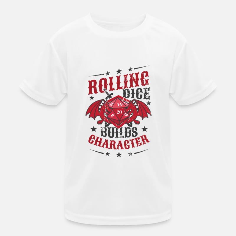 Character Pen and Paper TableTop Role Playing Game Kids Functional T-Shirt