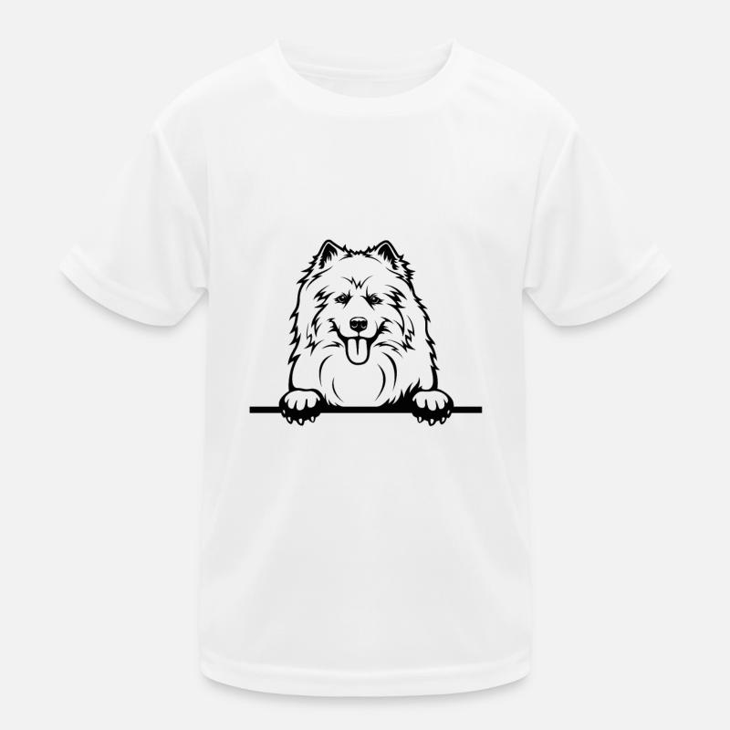 Süßer Samojede Kinder Funktions-T-Shirt