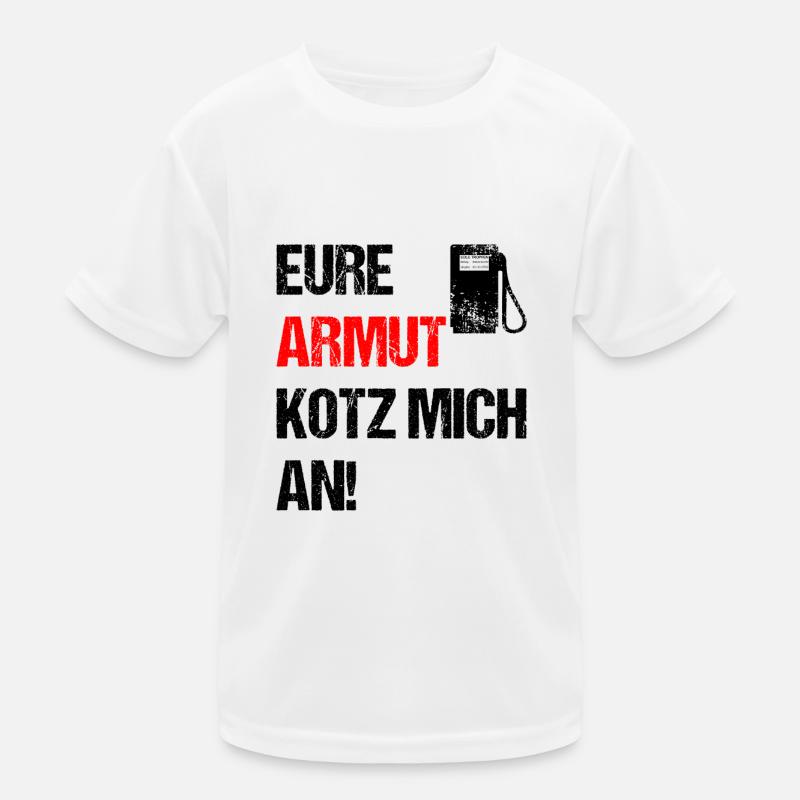 Benzinpreis Kinder Funktions-T-Shirt