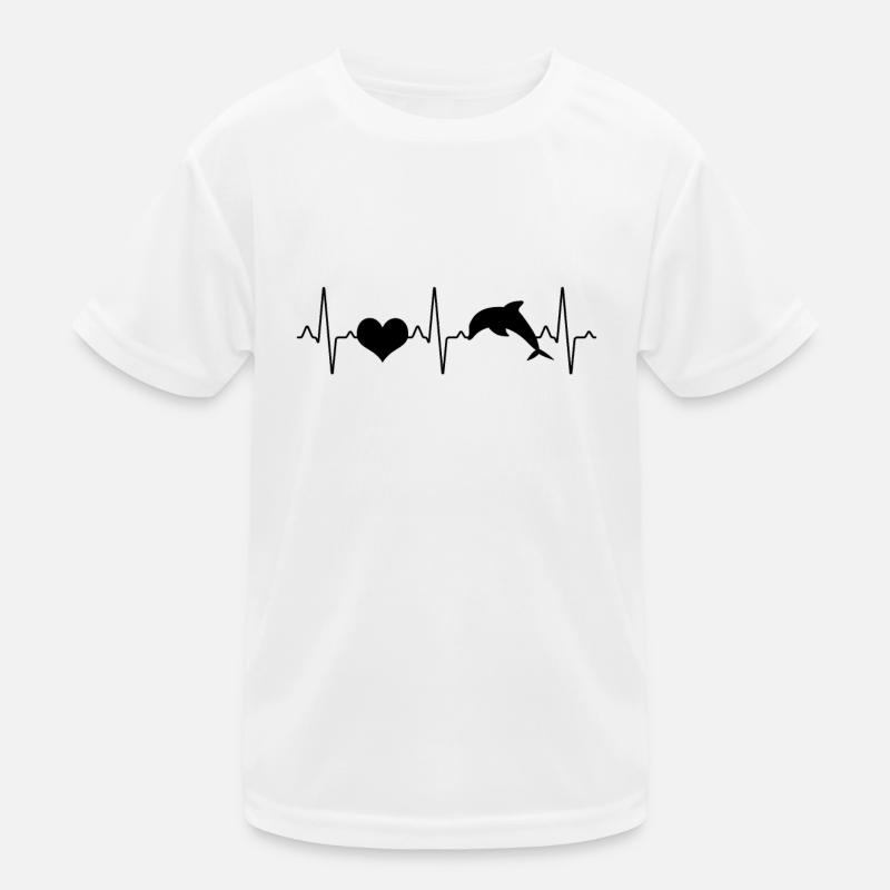Battement de cœur de dauphin T-shirt sport Enfant