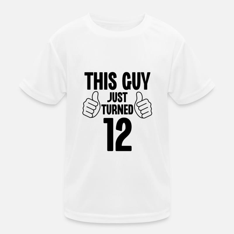 This Guy Just Turned 12 Kids Functional T-Shirt