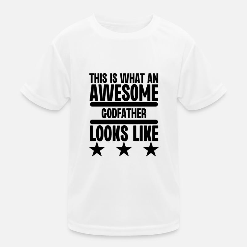 So sieht ein großartiger Pate aus Kinder Funktions-T-Shirt
