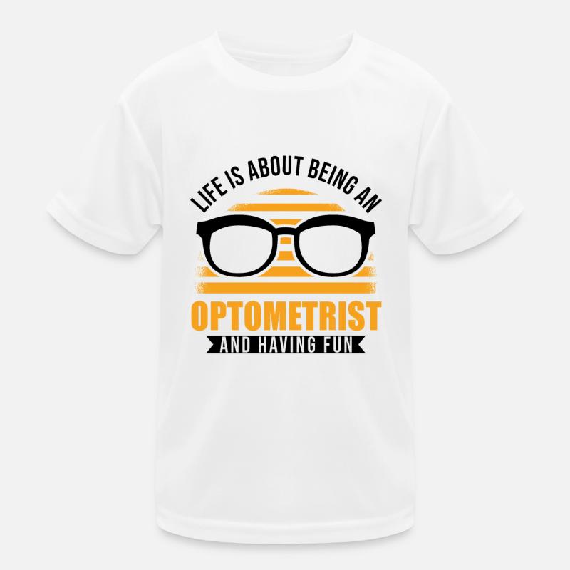 Optiker Optometrist Augenoptiker Kinder Funktions-T-Shirt