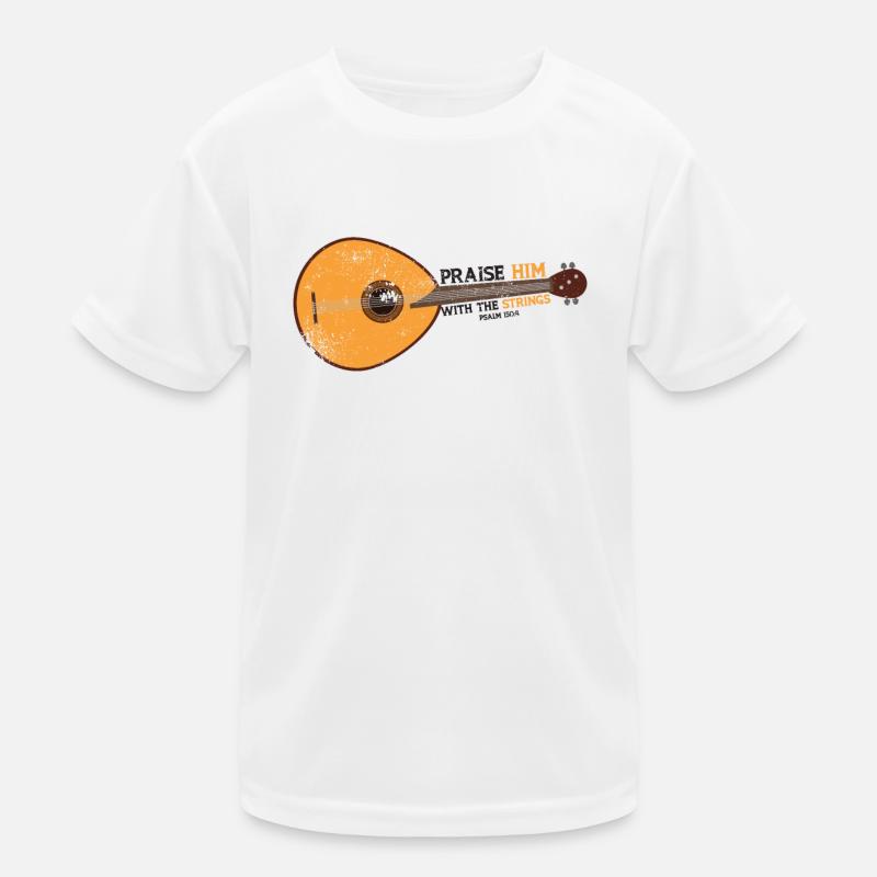 Louez-le avec des cordes - Mandoline T-shirt sport Enfant