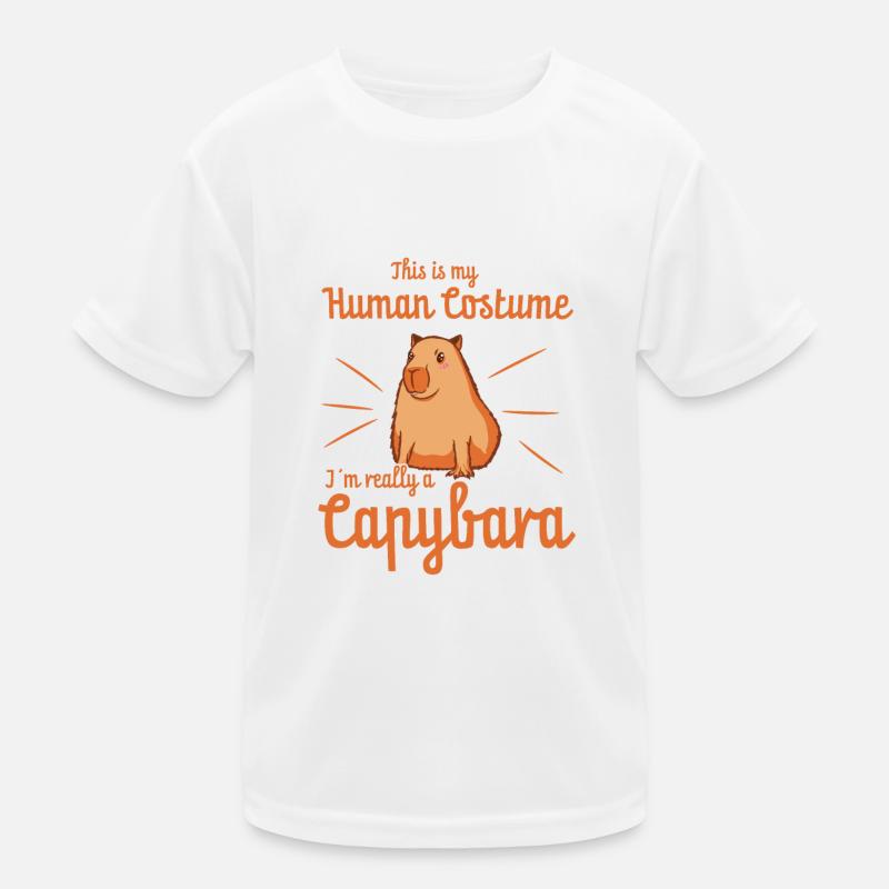 Capybara - T-shirt sport Enfant - blanc