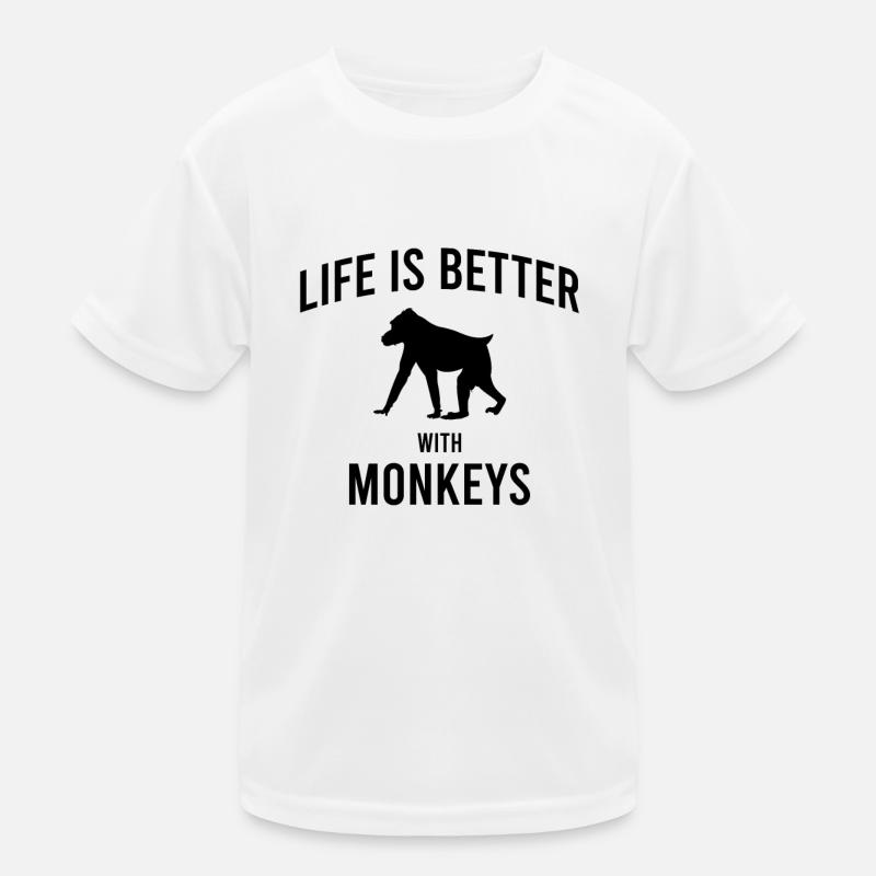 Singe Disant T-shirt sport Enfant