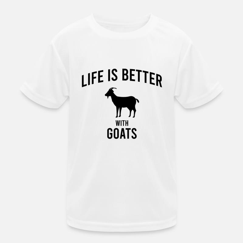 Ziege Spruch Kinder Funktions-T-Shirt