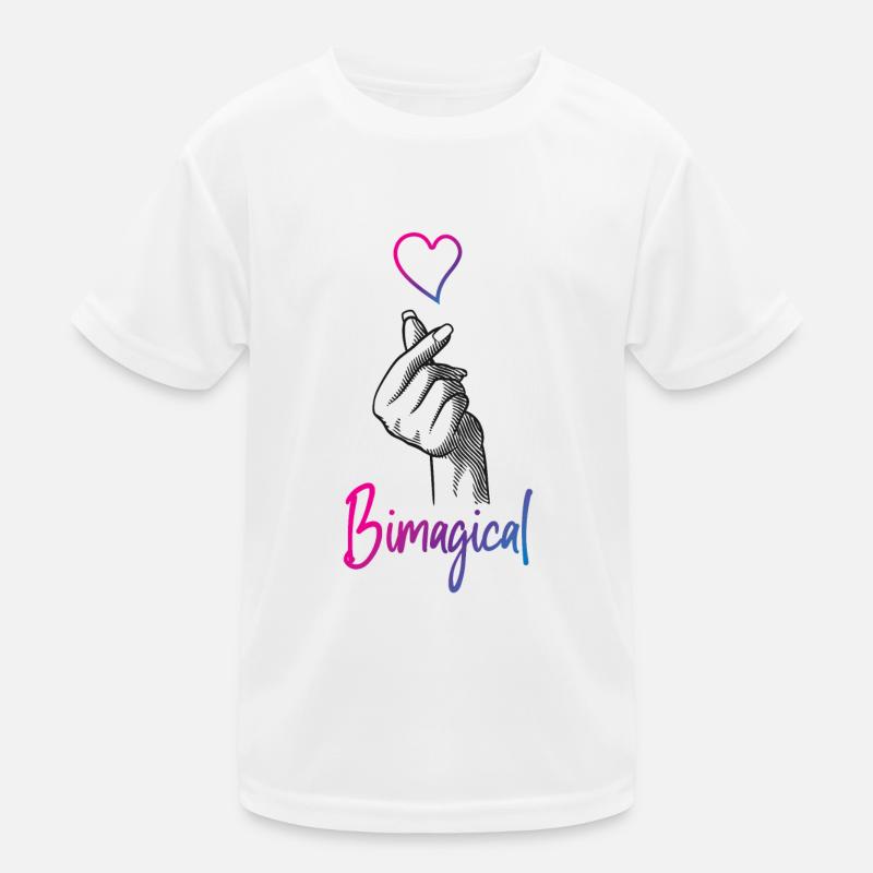 Bisexual Bi Pride Flag Pun Kids Functional T-Shirt