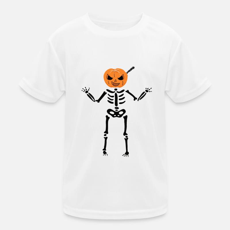 Skeleton Kids Functional T-Shirt