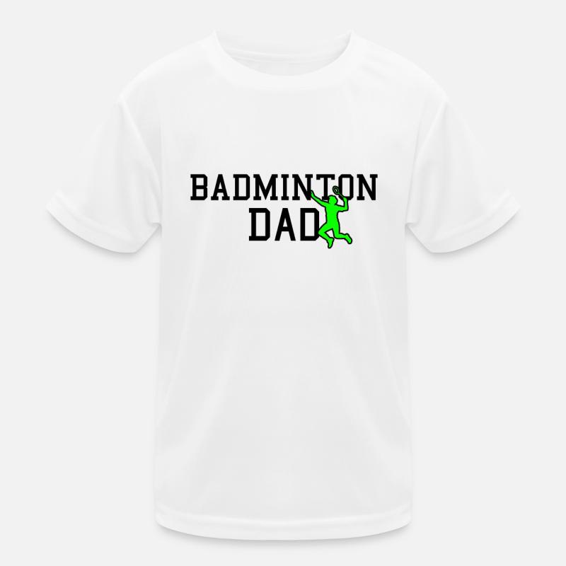 badminton dad Kids Functional T-Shirt
