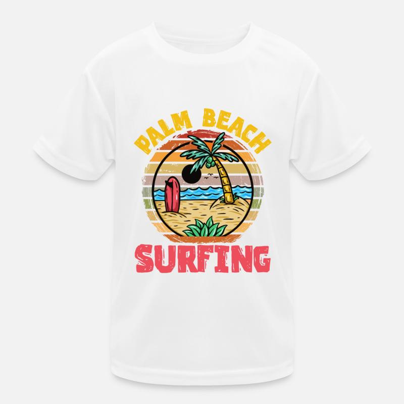 Palm trees Kids Functional T-Shirt