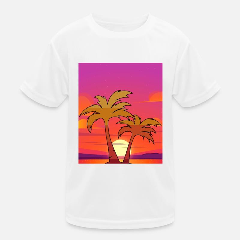 Palm trees Kids Functional T-Shirt