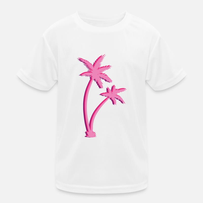 Palmen Kinder Funktions-T-Shirt