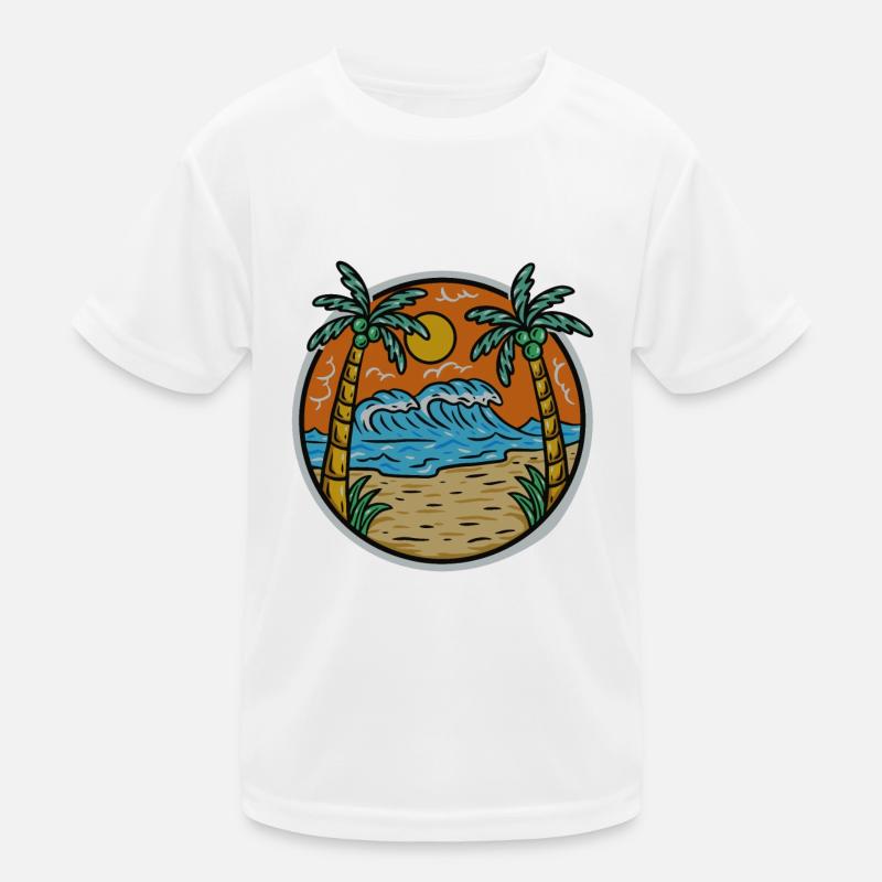 Palm trees Kids Functional T-Shirt