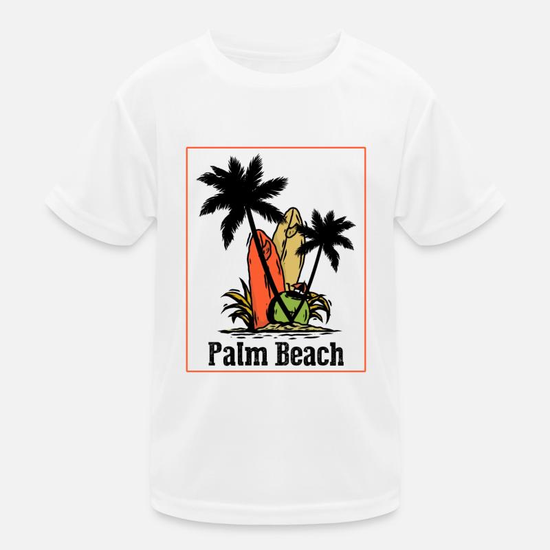 Palmen Kinder Funktions-T-Shirt