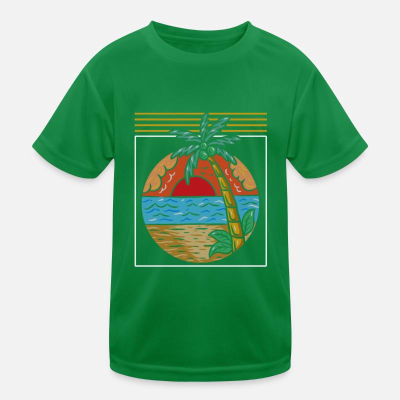 Palm trees Kids Functional T-Shirt
