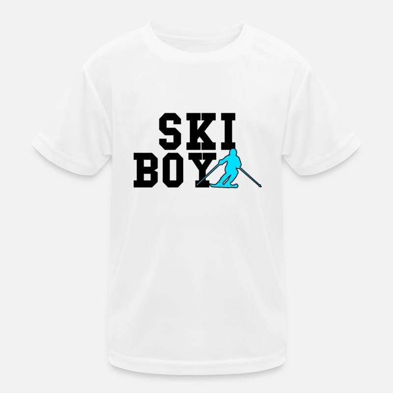 garçon de ski T-shirt sport Enfant